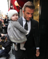 David Beckham a jeho dcerka Harper Seven