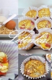 Máte rádi muffiny, ale nechcete hřešit? 
Zkuste tento velmi jednoduchý a rychlý recept.
Není nic jednoduššího než veškeré ingredience smíchat v jedné míse a poté upéct něco sladkého, ale zdravého do 15 minut. Pekla jsem je v elektrické troubě na 180 °C.  

Tak směle do toho:

Vločky ocesné 100g
Vejce 55g
Med 20g
Mléko 150 ml
Jahody 78 g
Broskve kompotované 64g

Energetická hodnota celkem na 12 porcí: 2692 kJ

Bílkoviny (g): 25, Tuky (g): 15, Sacharidy (g): 100

Energetická hodnota na 1 porci: 224 kJ
Bílkoviny (g): 2.1, Tuky (g): 1.3, Sacharidy (g): 8.3 