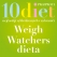 === Weight Watchers dieta ===
Weight Watchers dieta, která existuje již více než 40 let je založena na takzvaném ProPoints bodovacím systému. Každá potravina má určitou hodnotu bodů podle obsahu proteinů, karbohydrátů, tuků a vlákniny. Jde o dietu založenou v podstatě na kontrole kalorií, převedenou na osobní denní hodnotu ve formě bodů. Je logické, že nezdravé potraviny jako jsou sladkosti nebo limonády mají vyšší počet bodů než zelenina nabo ovoce, které můžete v dietě konzumovat prakticky bez omezení. V rámci Safety Net - záchranné sítě - si můžete třeba za cvičení body z celkového denního plánu odečíst.  Kdo je na dietě Weight Watchers dostane zároveň individuální cvičební plán a na každotýdenních setkáních dostává podporu a je motivován k dlouhodobé změně stravovacích návyků a živostního stylu. Obvyklý úbytek váhy je 1 kg týdně.

=== Pro ===
V dietě Weight Watchers nejsou zakázaná jídla ani pití, pokud ovšem nepřekročíte určenou výši ProPoints bodů, které zjednodušují orientaci v kalorických hodnotách jídel.

=== Proti ===
Když začnete s dietou Weight Watchers může zabrat více času nastavení správného bodovéh systému. Někteří lidé se mohou cítít tlačeni k nákupu značkových WeightWatchers dietních produktů.

=== Hodnocení dietologů ===
Bodovací systém diety WeightWatchers je dobře nastaven z hlediska dlouhodobých změn ve stravovacím režimu. Podpůrné skupiny mohou pomoci s motivací a vzděláváním ohledně zdravého životního stylu. Ve chvíli kdy přestanete s dietou WeightWatchers, je třeba dobře chápat souvislosti mezi body a kaloriemi, aby se váha nevrátila na původní hodnoty.

Více o dietě na:
[http://www.weightwatchers.com www.weightwatchers.com]