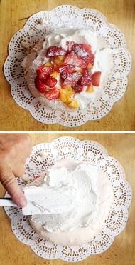 Recept na dort Pavlova - dietní - bezlepkový