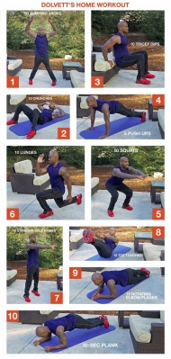 Dolvett's home workout