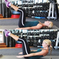 Cvik pro vyrýsování břišních svalů - Pilates