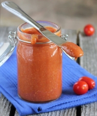 Recept na domácí kečup, nebo chcete-li čatní z pečených rajčátek