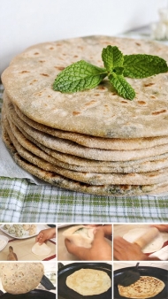 Indická placka Paratha