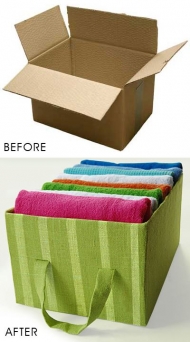 krabice na ručníky